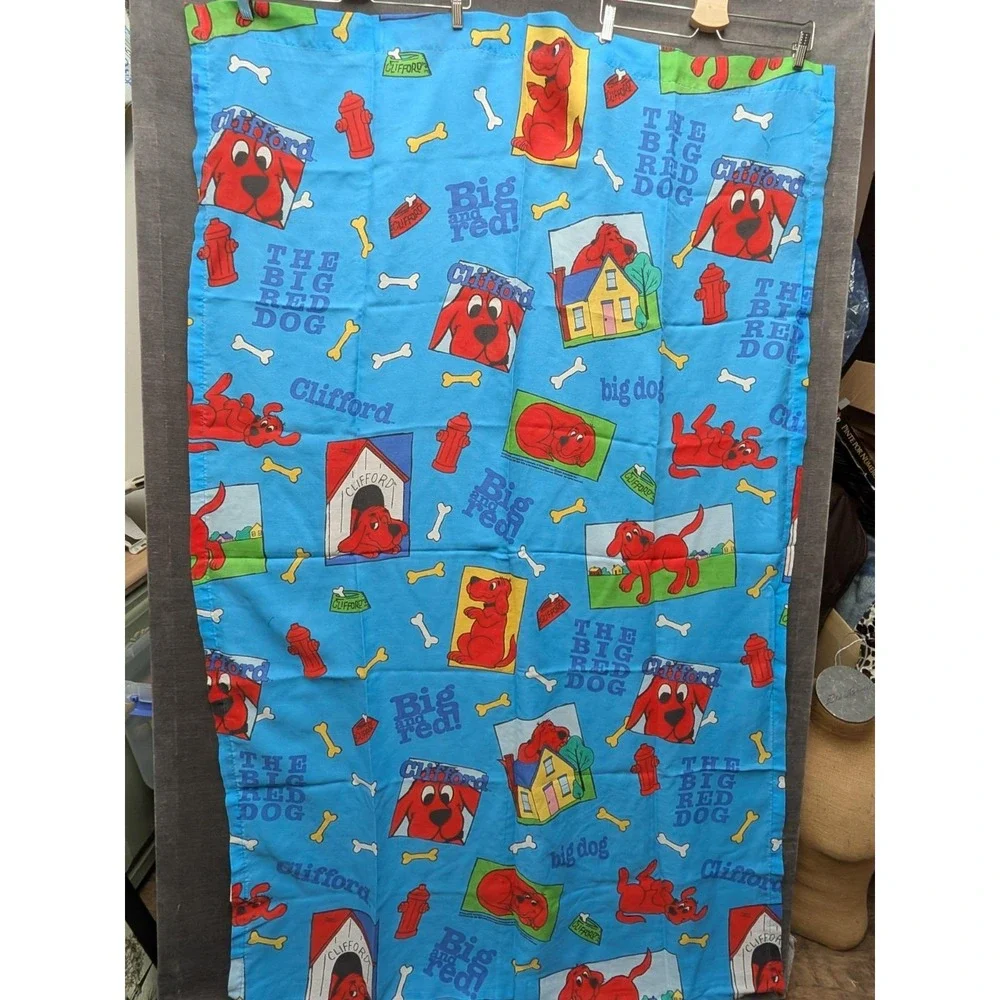 VTG Clifford the Big Red Dog Comforter Toddler Scholastic Dan River 2001 Set